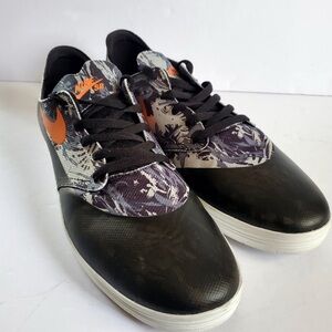 Nike Men's SB Lunar Black/Orange Size 14